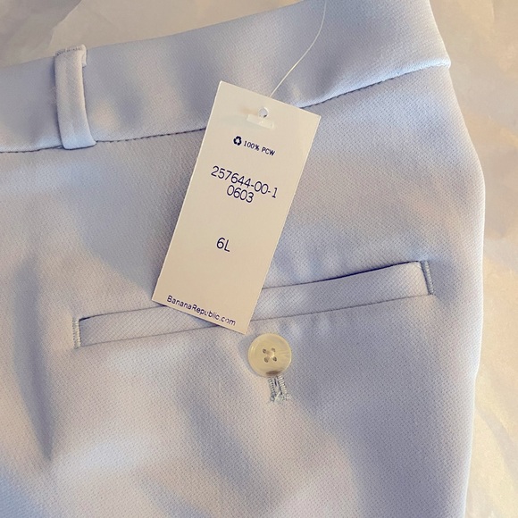 BANANA REPUBLIC Avery Fit Cropped Pant Size 6 Long Powder Blue - Picture 9 of 12